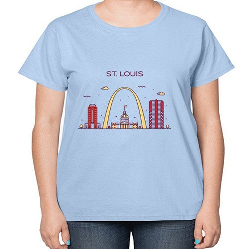 StLouis 1886# - cities-  Ladies T-Shirt