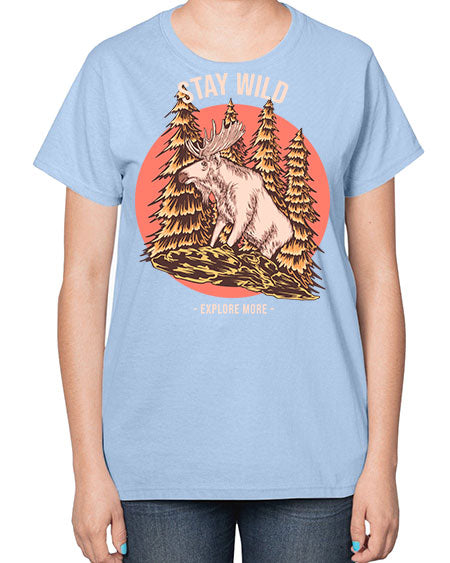 Stay Wild 16# - nature-  Ladies T-Shirt