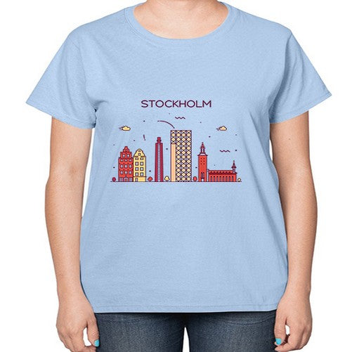 Stockholm 1894# - cities-  Ladies T-Shirt