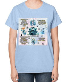 Straight Aquarius 468# - aquarius-  Ladies T-Shirt