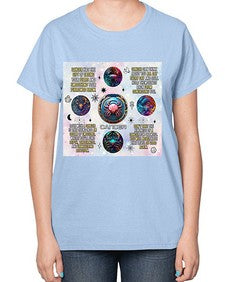 Straight Cancer 470# - cancer-  Ladies T-Shirt
