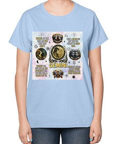 Straight Gemini 472# - gemini-  Ladies T-Shirt