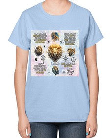 Straight Leo 473# - leo-  Ladies T-Shirt