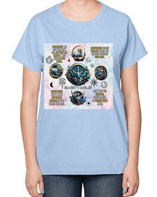 Straight Saggitarius 476# - sagittarius-  Ladies T-Shirt