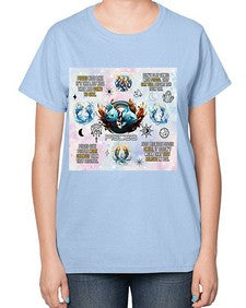 Straight pisces 475# - pisces-  Ladies T-Shirt