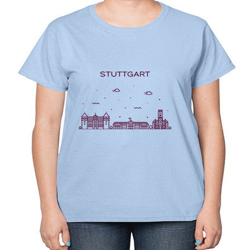 Stuttgart 1899# - cities-  Ladies T-Shirt