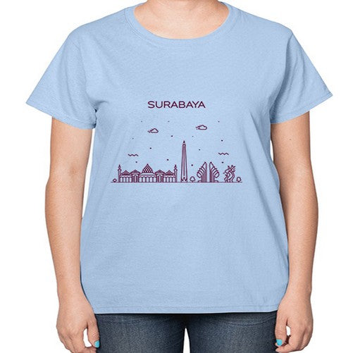 Surabaya 1903# - cities-  Ladies T-Shirt