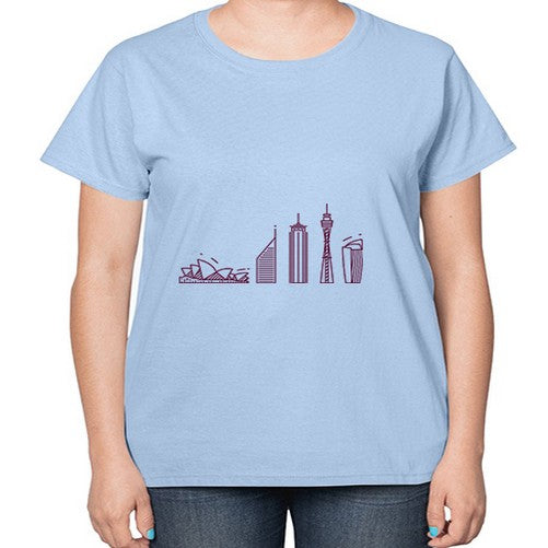 Sydney 1918# - cities-  Ladies T-Shirt