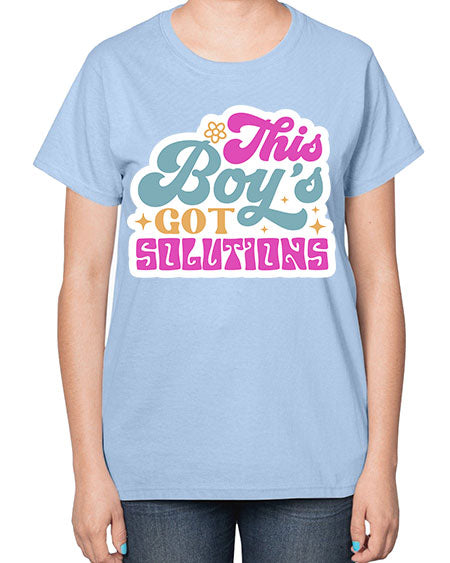 This boys got solutions 19# - general science-  Ladies T-Shirt