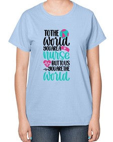 To The World You Style Style 1577# - nurse-  Ladies T-Shirt