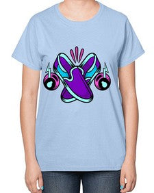 Walk the talk 261# - cartoon general-  Ladies T-Shirt