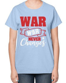 War War never changes 53# - video games-  Ladies T-Shirt