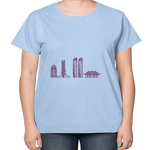 Xiamen 2148# - cities-  Ladies T-Shirt