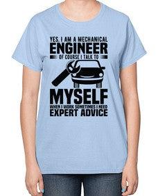 Yes I Am A Mechanical Style 1671# - engineer-  Ladies T-Shirt