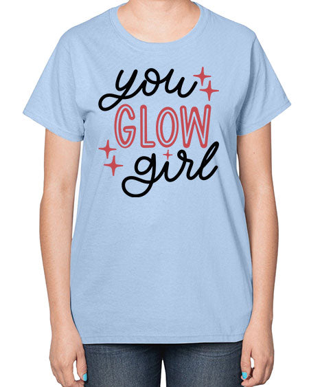 You Glow Girl Style 5# -makeup  Ladies T-Shirt