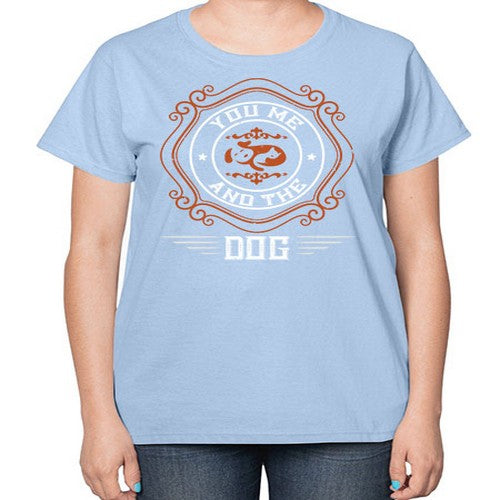 You Me And The Dogs Style 134# - dogs-  Ladies T-Shirt