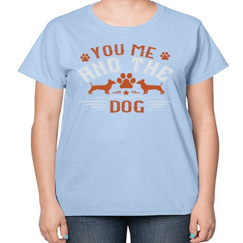 You Me And The Dogs Style 136# - dogs-  Ladies T-Shirt