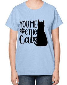 You Me The Cat Style 110# - cats-  Ladies T-Shirt