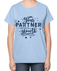 Your Partner for Digital Growth 1# - internet-  Ladies T-Shirt