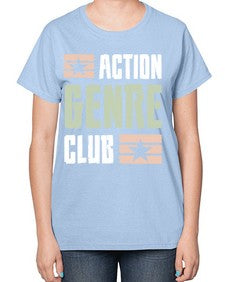 action genre club 59# - video games-  Ladies T-Shirt