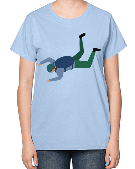 all in one 01# - parachute-  Ladies T-Shirt