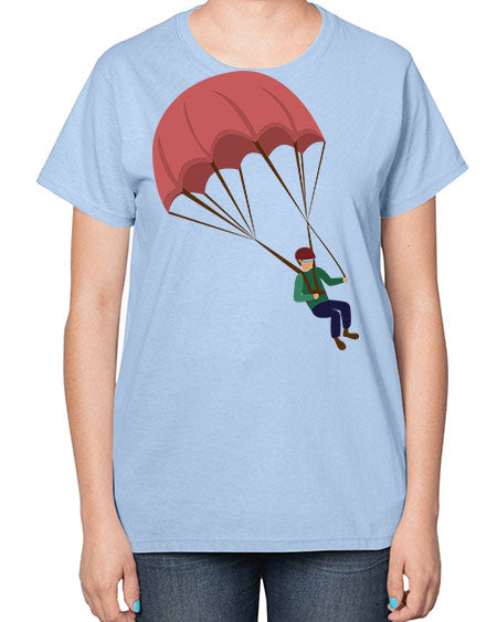 all in one 07# - parachute-  Ladies T-Shirt