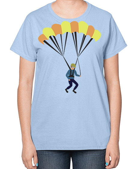 all in one 08# - parachute-  Ladies T-Shirt
