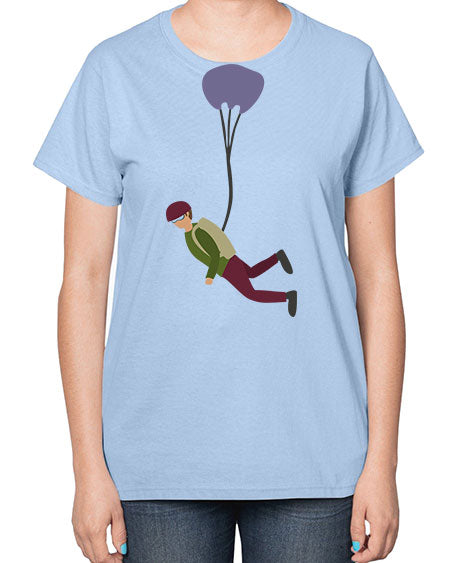 all in one 09# - parachute-  Ladies T-Shirt