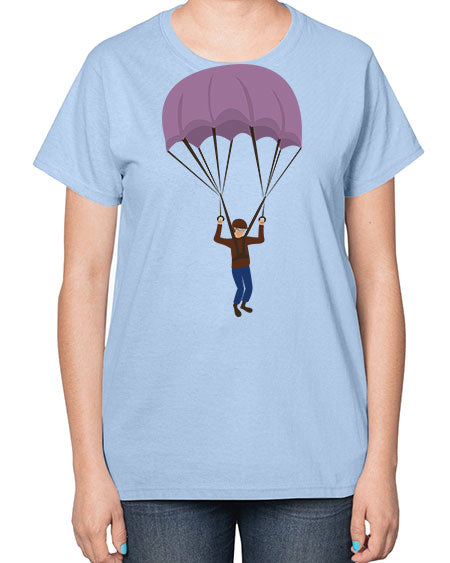 all in one 10# - parachute-  Ladies T-Shirt