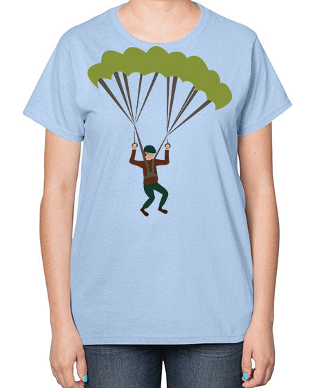 all in one 11# - parachute-  Ladies T-Shirt
