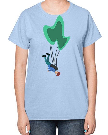 all in one 12# - parachute-  Ladies T-Shirt