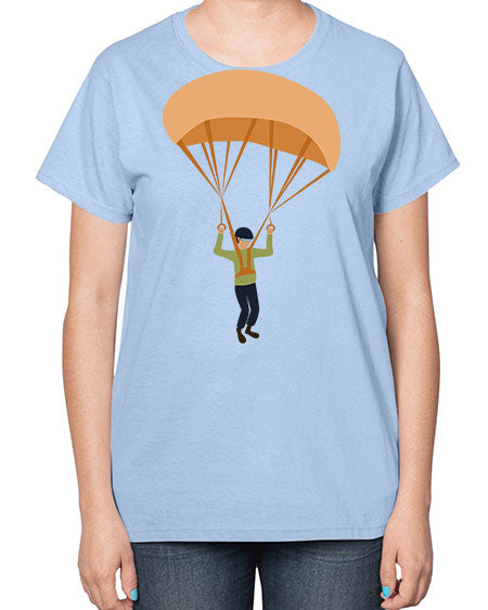 all in one 13# - parachute-  Ladies T-Shirt