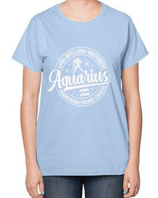 aquarius 77# - aquarius-  Ladies T-Shirt