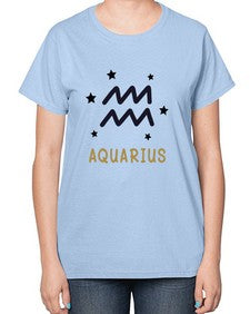 aquarius 83# - aquarius-  Ladies T-Shirt