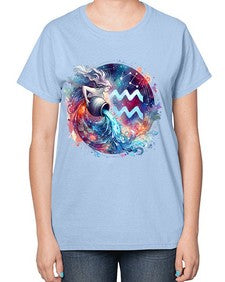 aquarius 90# - aquarius-  Ladies T-Shirt
