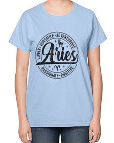 aries 102# - aries-  Ladies T-Shirt