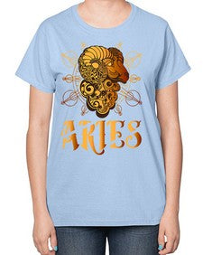aries 14# - aries-  Ladies T-Shirt