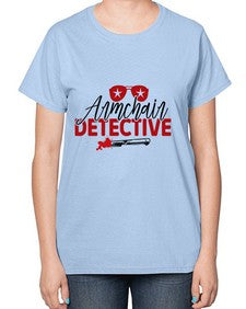 armchair detective 238# - true crime-  Ladies T-Shirt