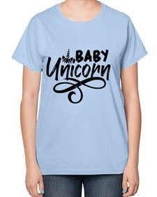 baby unicorn 15# - unicorn-  Ladies T-Shirt