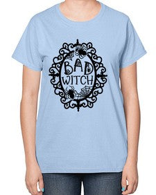 bad witch 52# - witch-  Ladies T-Shirt
