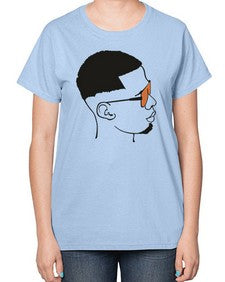 beardman 57# - black boys or men-  Ladies T-Shirt