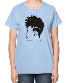 beardman 60# - black boys or men-  Ladies T-Shirt