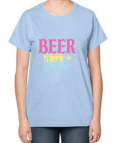 beer girl 48# - beer-  Ladies T-Shirt