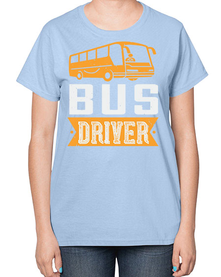 bus driver Style 641# - Bus Driver-  Ladies T-Shirt