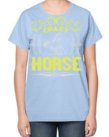 crazy horse Style 9# - horse-  Ladies T-Shirt