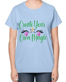 create your own magic 83# - unicorn-  Ladies T-Shirt