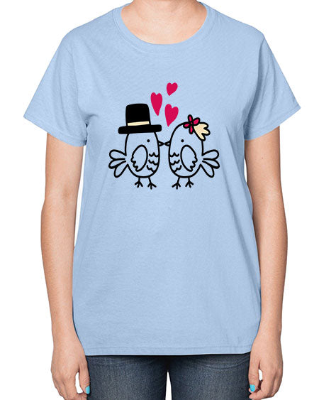 cute little birds 29# - birds-  Ladies T-Shirt