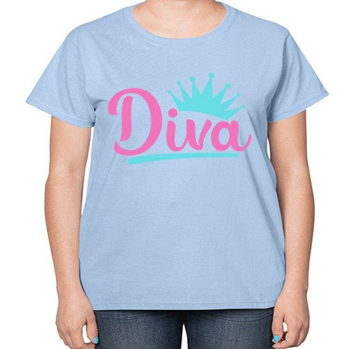 diva Style 121# - dogs-  Ladies T-Shirt