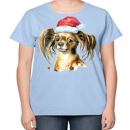 dog hat 100# - dogs-  Ladies T-Shirt