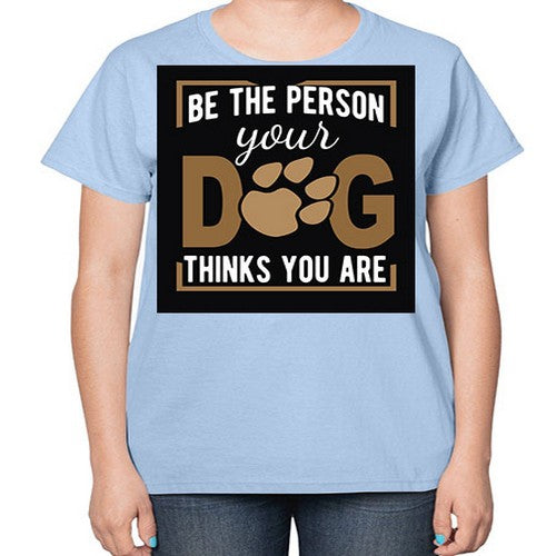 dog with backround png 94# - dogs-  Ladies T-Shirt